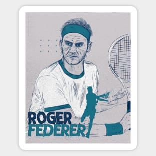 Roger Federer Sticker